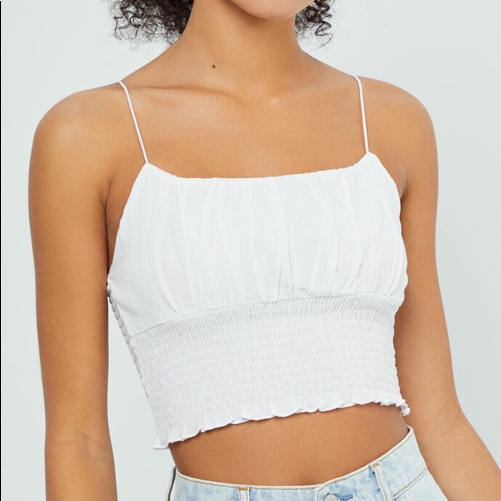 LA Hearts Smocked Bodice Cami Top